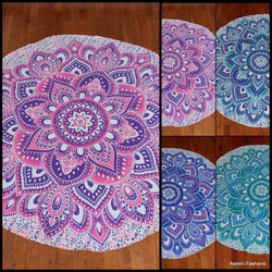 Round Mandala - Rose Bud