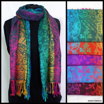 Paisley Rainbow Pashmina