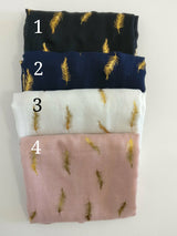Golden Feather Scarf