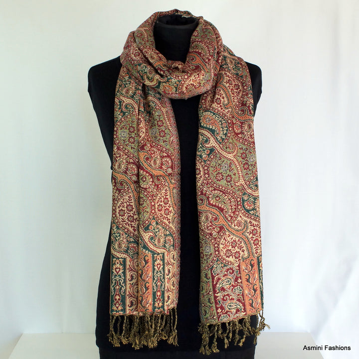 「新品未使用」ヨウジヤマモト PASHMINA SCARVES Floral Ogee Pashmina – Asmini Fashions