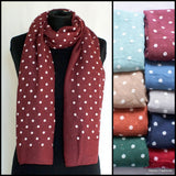 Polka Dot Scarf With Sparkles